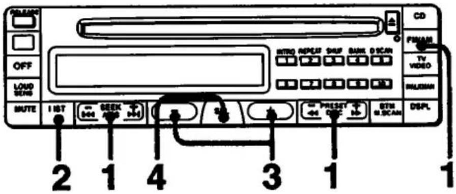 RELEASE OFF LOAD SENS MUTE I IST SEEK 2 1 4 3 1 INTRO REPEAT SHUF BANK DISCAN FINAN TV VIDEO BEIJINGAN DTM DISPL PRESET 0.0000000000000000000000000000000000000000000000000000000000000000000000000000000000000000 CD