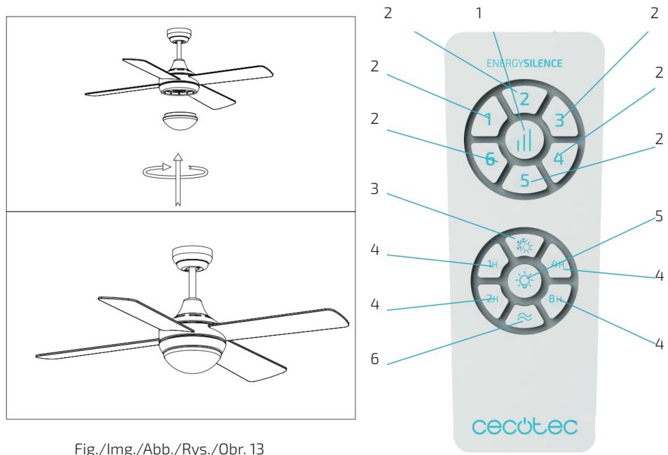 CECOTEC Energysilence Aero 4250 Dc Fresh - PIÈCES ET COMPOSANTS - 8