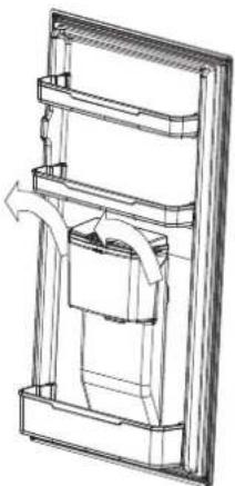 Technical line drawing of a mechanical assembly with no visible text or symbols