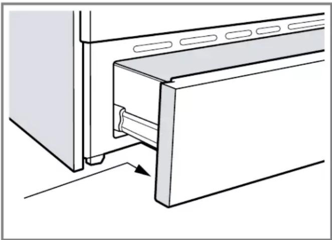 Technical line drawing of a mechanical assembly with a bracket and mounting base (no text or symbols)