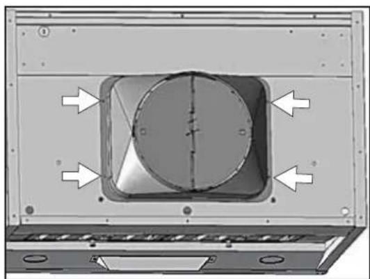 Technical diagram of a mechanical component with directional arrows indicating movement or force (no text or symbols present)