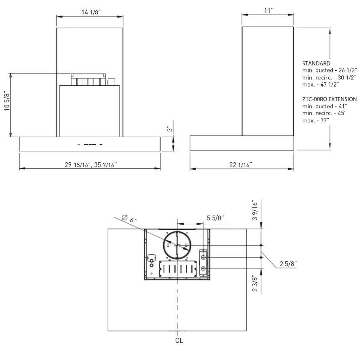Zephyr ZRV-E30BGC - WARNING FIRE HAZARD - 9