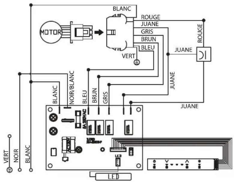 MOTOR BLANC ROUGE JUANE GRIS BRUN BLEU VERT JUANE ROUGE JUANE JUANE NOIR/BLANC BLANC NOIR/BLANC BLEU BRUN GRIS A-SPVAC LED