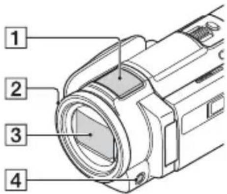 Technical diagram of a mechanical device with numbered parts labeled 1 to 4