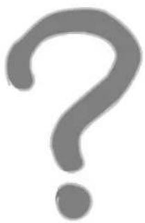 A gray question mark symbol on white background, no additional text or symbols present.