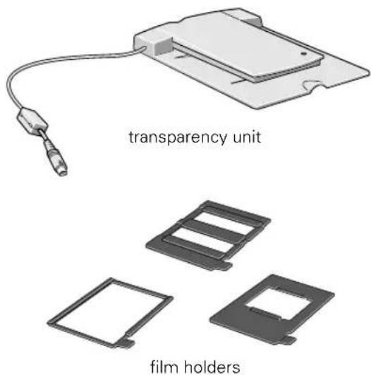 transparency unit film holders