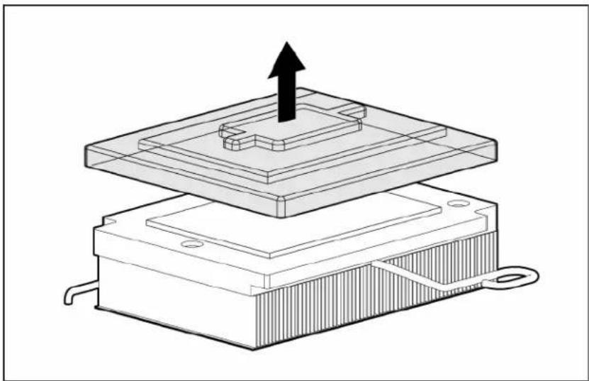 Technical diagram of a layered electronic component with an upward arrow indicating motion (no text or symbols present)