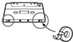 SONY MHC-V808 - To save a tape permanently - 2