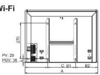 Vi-Fi 270 PV: 29 PGV: 36 C B1 B2 A