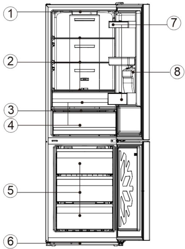 CECOTEC Bolero Coolmarket Combi 322i Glass D - إزالة الجليد - 2