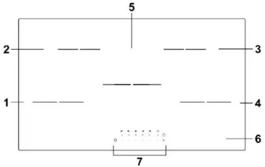 5 2 3 1 4 6 7