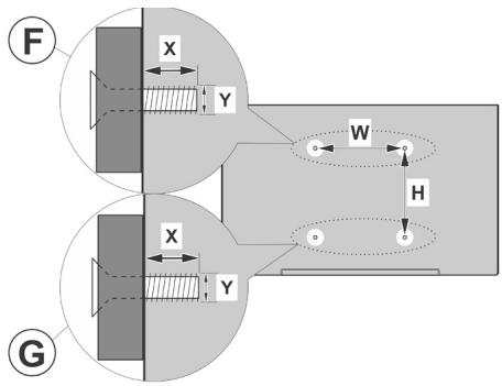 CECOTEC Tv A2 Alu20050s - When using the wall mount bracket - 1