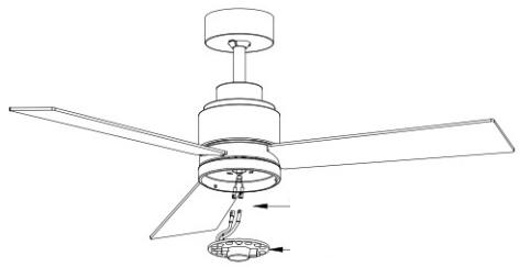 CECOTEC Ventilador Techo Energysilence Aero 4850 Style - PIÈCES ET COMPOSANTS - 14