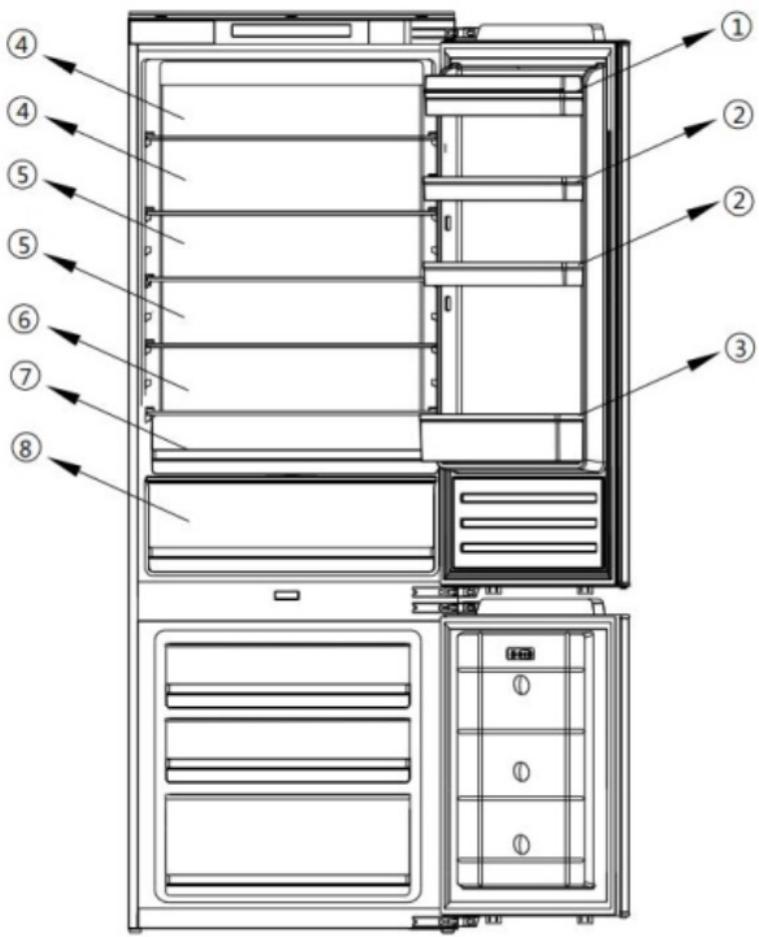 CECOTEC Bolero Coolmarket Combi Bi D Flw 341 E - PECES I COMPONENTS - 22