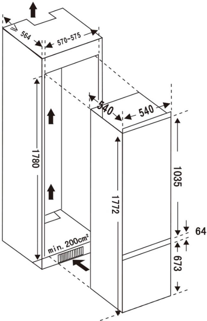 CECOTEC Bolero Coolmarket Combi Bi D Mc 232 E - COPYRIGHT - 2