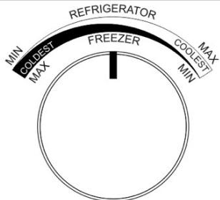 CECOTEC Bolero Coolmarket Combi Origin 231 Nf E - Regolazione della temperatura del congelatore - 4