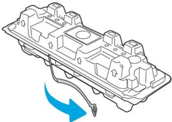 HP LaserJet Pro 4003 - Extracción y sustitución del cartucho - 4