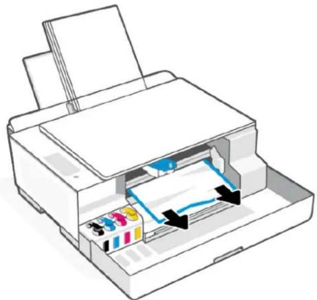HP Smart Tank 5100 - Área de acceso del cabezal de impresión - 4