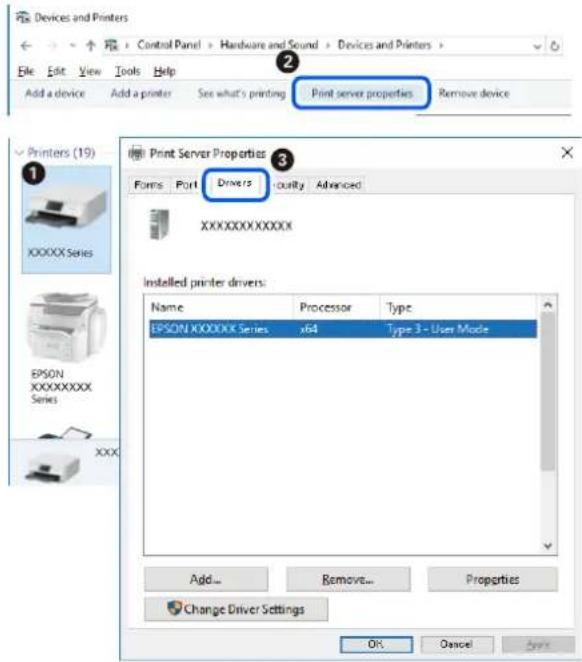 EPSON EcoTank L3252 - Comprobar si se ha instalado un controlador de impresora Epson genuino — Windows - 1