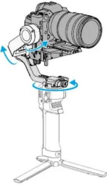 DJI RS 5 - Modos de seguimento da suspensão cardã - 3