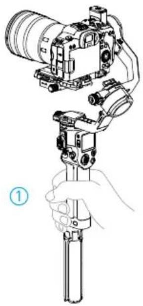 DJI RS 5 - Modos de operação da suspensão cardã - 1