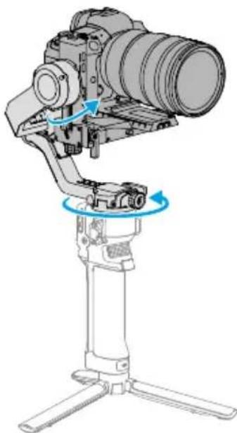 DJI RS 5 - Modos de seguimento da suspensão cardã - 2