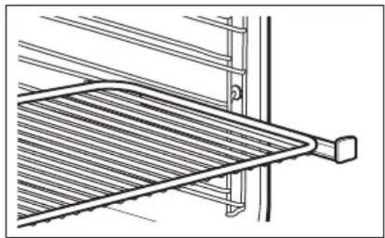 Technical line drawing of a mechanical assembly with diagonal bracing and mounting bracket (no text or symbols)