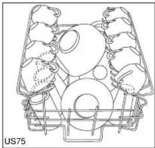ZANUSSI DE4754 - Utilización del cesto superior - 1
