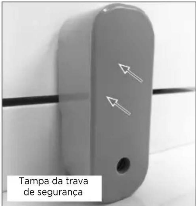 Tampa da trava de segurança