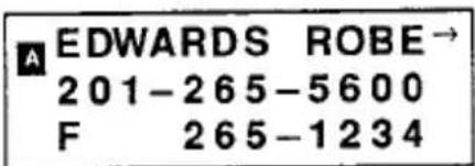 A EDWARDS ROBE→ 201-265-5600 F 265-1234
