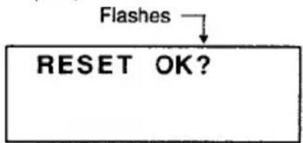 graph TD A["Flashes"] --> B["RESET OK?"]