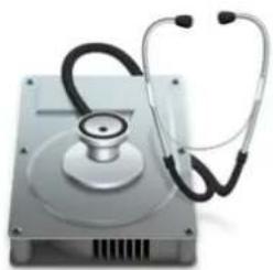 Illustration of a desktop computer with a stethoscope resting on top (no text or symbols visible)
