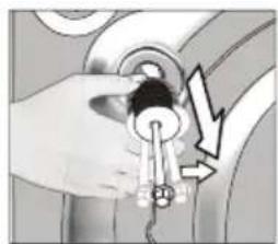 Hand holding a key with a lightning bolt symbol (no text or labels visible)