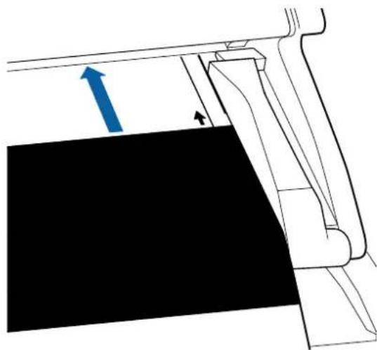 Diagram of a mechanical assembly with directional arrows indicating movement (no text or symbols)