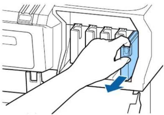 Hand inserting a component into a device housing (no text or symbols visible)