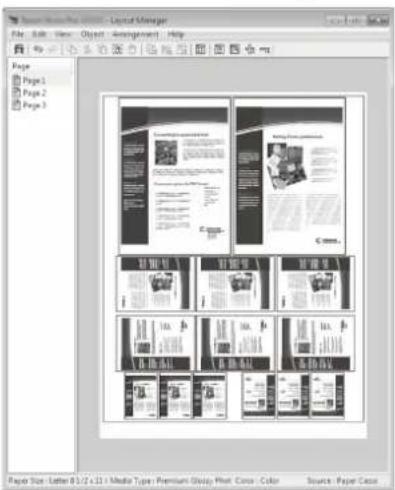 Page Page 1 Page 2 Page 3 Paper Size: Letter 8.1/2 x 11; Media Type: Premium Glssy Print Color - Color Source: Paper Case