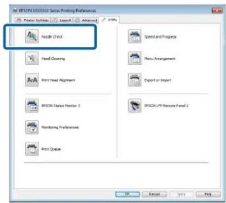 HPSON 1000032 Status Printing Preferences Print Settings Layer1 Advanced Noodle Check Head Clearing Print Head Alignment BPSON Status Monitor 3 Monitoring Preferences Print Queue Speed and Progress Menu Arrangement Export or Import BPSON LTP Remote Panel 2 OK Cancel Apply Help