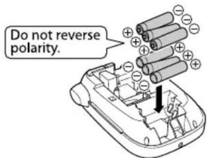 Do not reverse polarity.