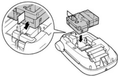 Technical diagram showing a mechanical assembly with an inset close-up of a component (no text or symbols visible)