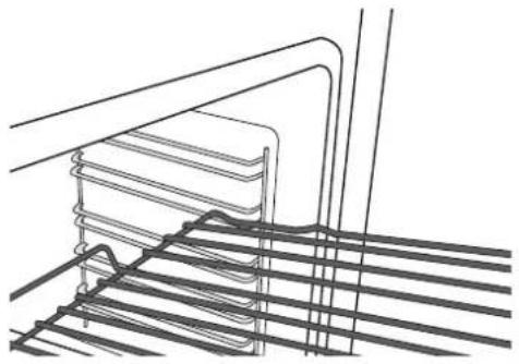 Pure technical line drawing of a mechanical component with no text or symbols