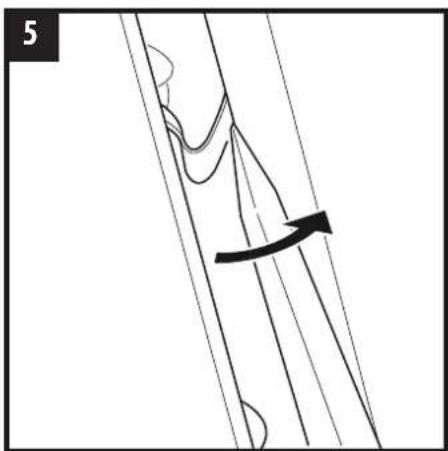 Diagram of a mechanical or structural component with directional arrows indicating movement (no text or symbols)