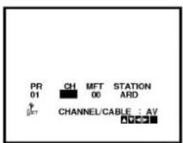 PR 01 CH MFT STATION 00 ARD CHANNEL/CABLE : AV