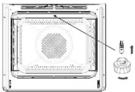 Cylinda IBU3114V - Byte av lampa i ugnen - 1