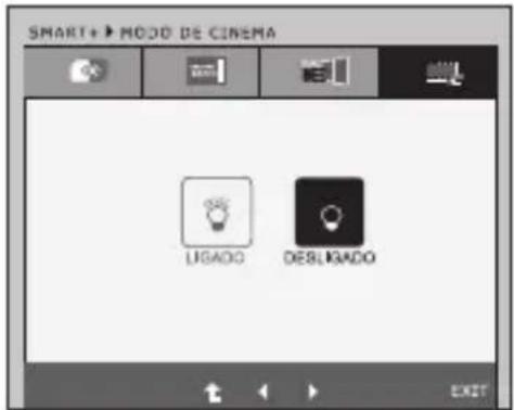 SMART+ MODE DE CINEMA LIGADO DESLIGADO EXIT