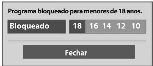 Programa bloqueado para menores de 18 anos. | Program | Menores | | :--- | :--- | | Bloqueado | 18 | | 16 | 16 | | 14 | 14 | | 12 | 12 | | 10 | 10 | | Fechar | |