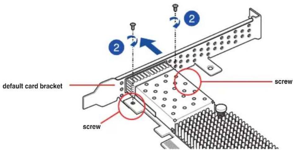 default card bracket screw 2 2 2