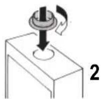 SMEG KSET9XE - Taladrado de la superficie de soporte y montaje de la campana - 2