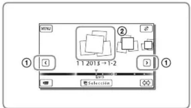 MENU ① < 11 2013 → 1-2 ② > ① Texts Selección