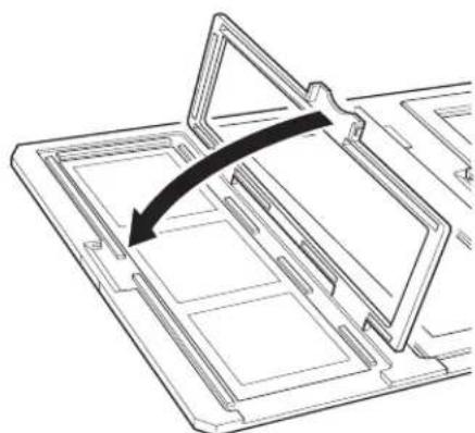 Technical line drawing of a mechanical component with an arrow indicating direction (no text or symbols)