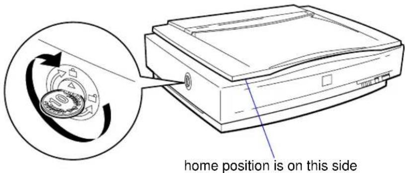 home position is on this side